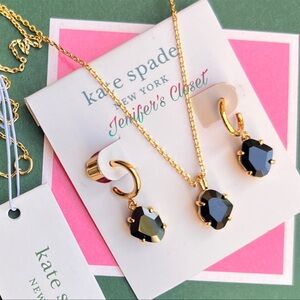 Kate Spade Necklace & Earrings Set NWT